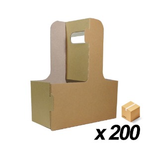 무지 컵 캐리어(단면) 200개 (BOX)