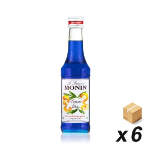 모닌 시럽 블루큐라소(미니) 250ml 6개 (BOX)