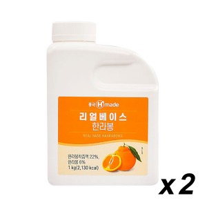 [냉장] 흥국 맘스 리얼한라봉베이스 1kg 2개