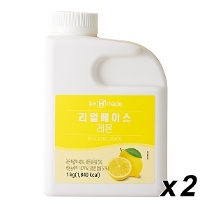 [냉장] 흥국 맘스 리얼베이스 레몬 1Kg 2개
