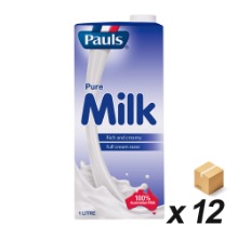 폴스 퓨어밀크 멸균우유 1L 12개 (BOX)